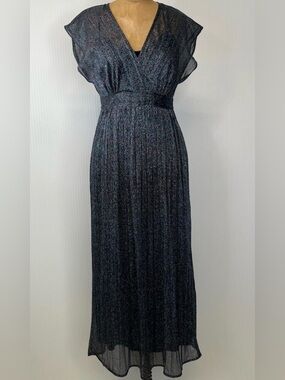 Moulinette Soeurs Midnight Shimmer Maxi Anthropologie Dress